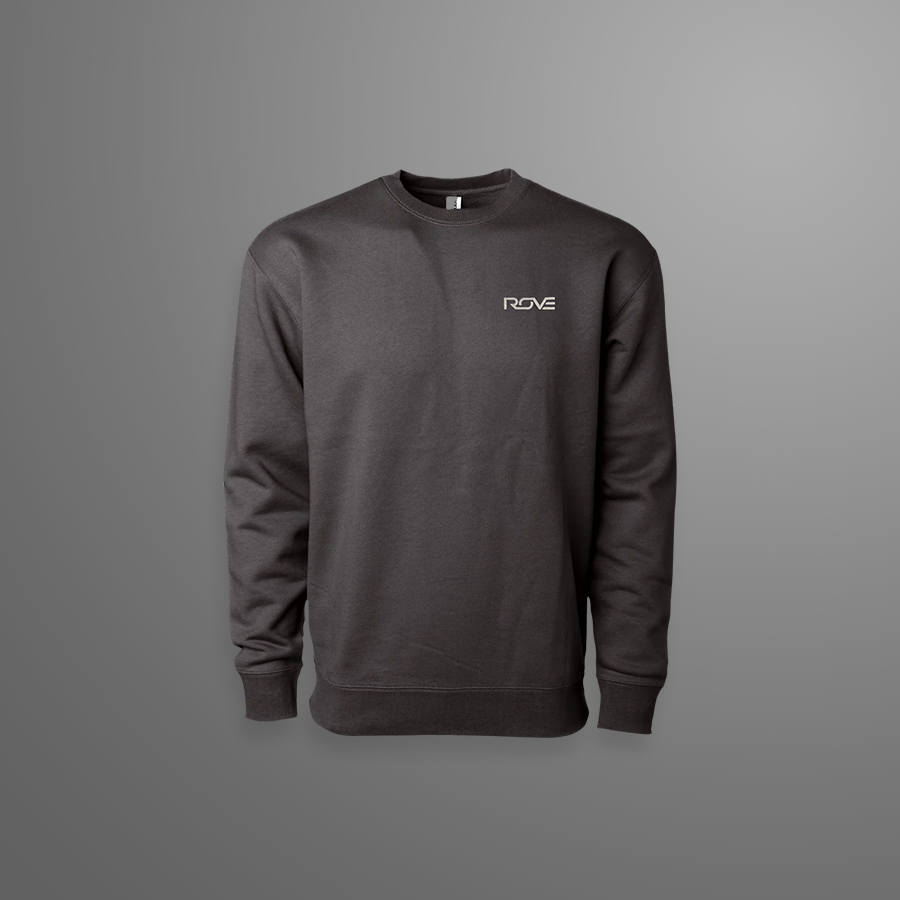 ROVE // 3D CHROME LOGO HEAVY WINTER CREWNECK