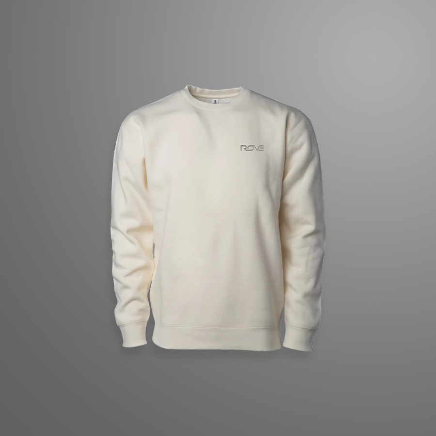 ROVE // 3D CHROME LOGO HEAVY WINTER CREWNECK