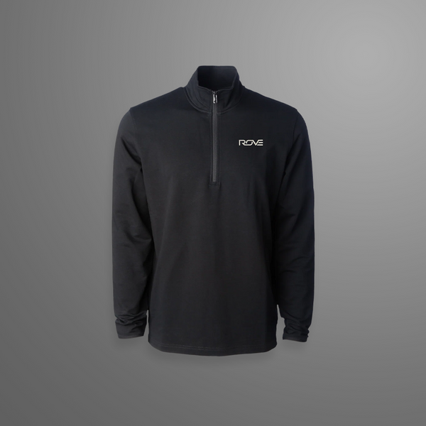 ROVE // 3D CHROME LOGO 1/4 ZIP PULLOVER